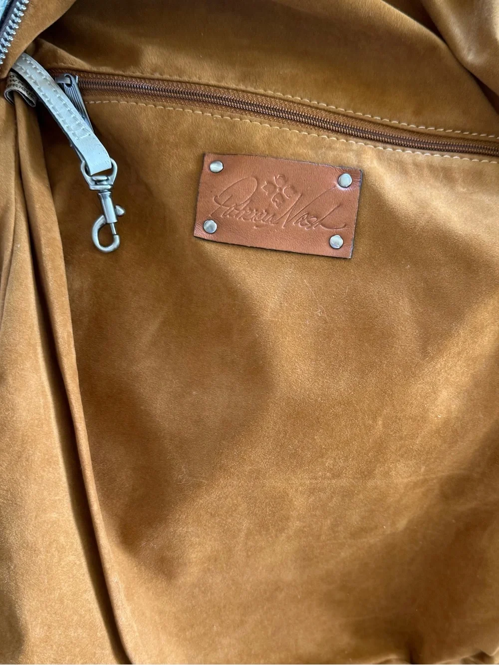 Patricia Nash Luzille Italian Folklore Blue Cream Convertible Backpack Crossbody